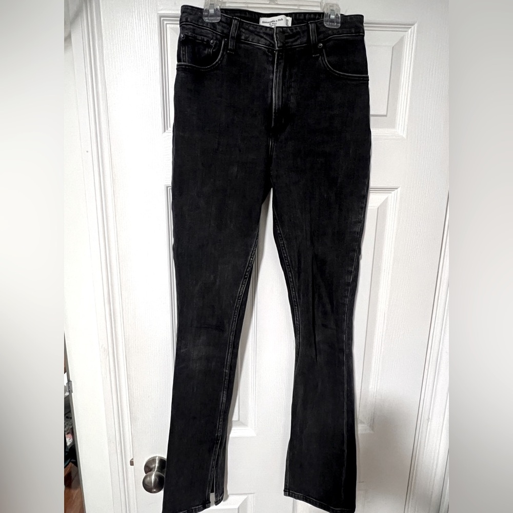 Abercrombie & Fitch The Skinny High Rise Curve Love w/ split-vent hem